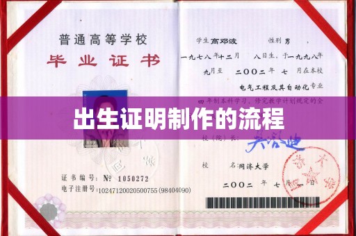 云城出生证明制作的流程