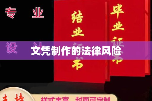 云城文凭制作的法律风险