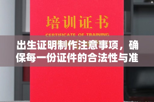 云城出生证明制作注意事项，确保每一份证件的合法性与准确性