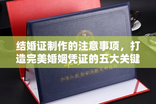 云城结婚证制作的注意事项，打造完美婚姻凭证的五大关键点
