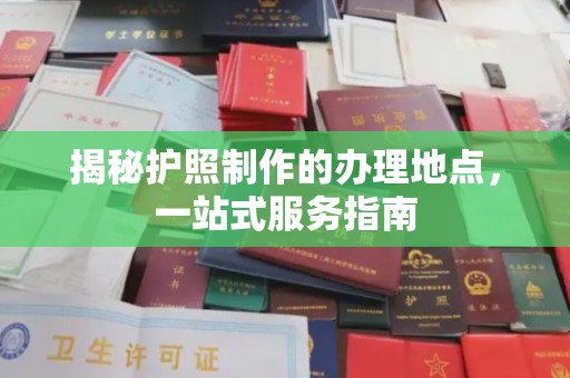 云城揭秘护照制作的办理地点，一站式服务指南