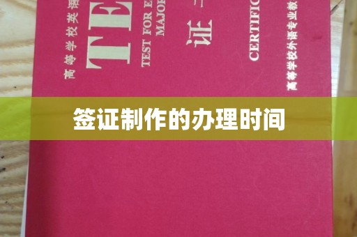 云城签证制作的办理时间