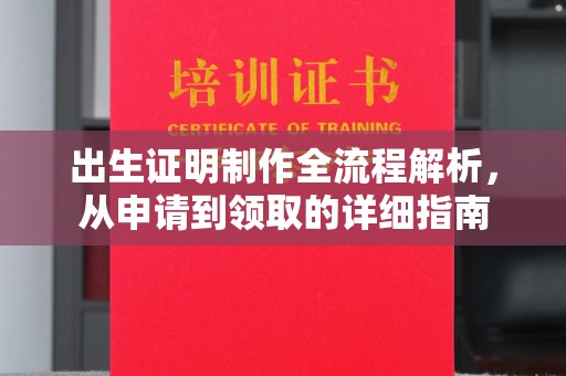 云城出生证明制作全流程解析，从申请到领取的详细指南